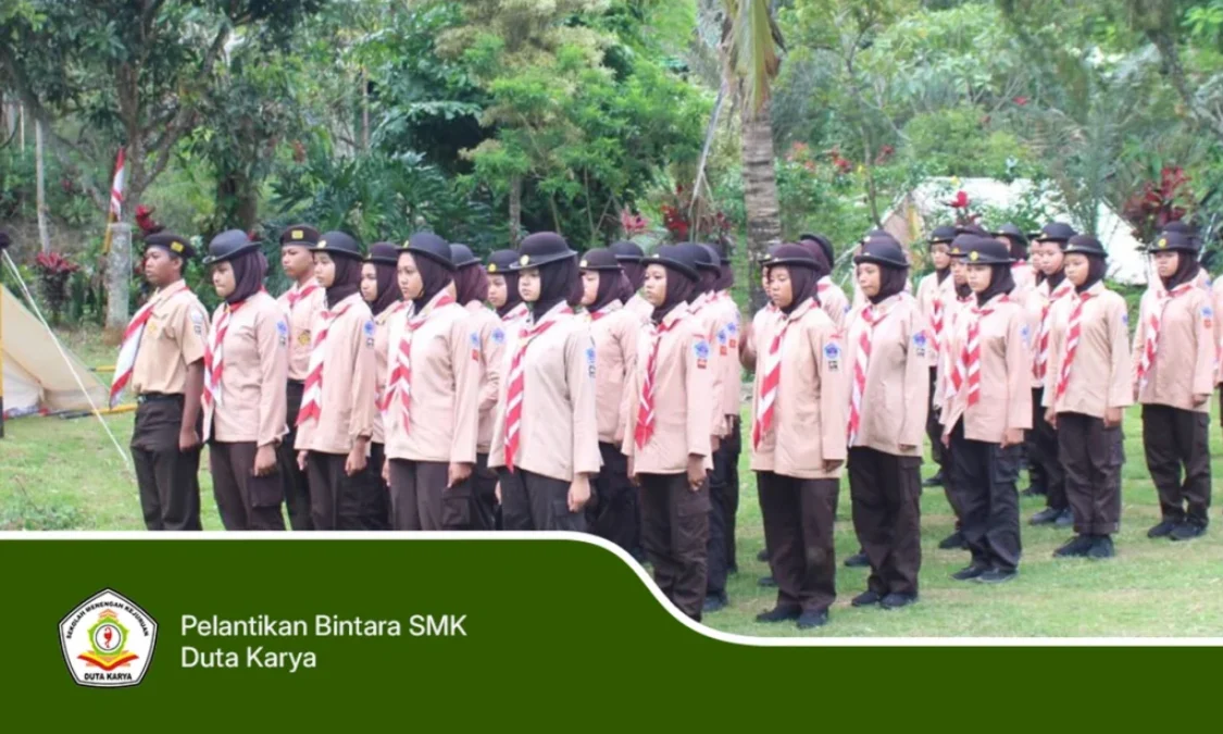 Pelantikan Bintara SMK Duta Karya
