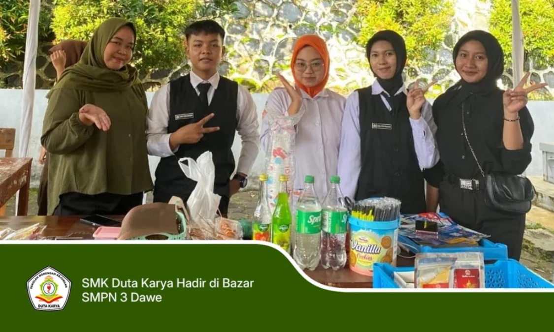 SMK Duta Karya Hadir di Bazar SMPN 3 Dawe