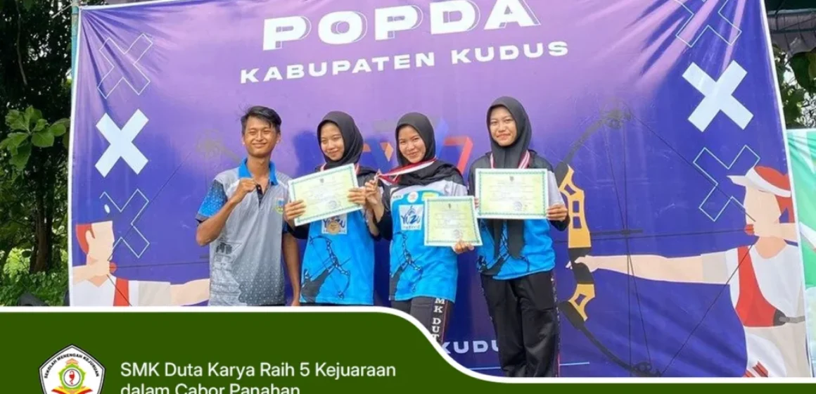 SMK Duta Karya Raih 5 Kejuaraan dalam Cabor Panahan