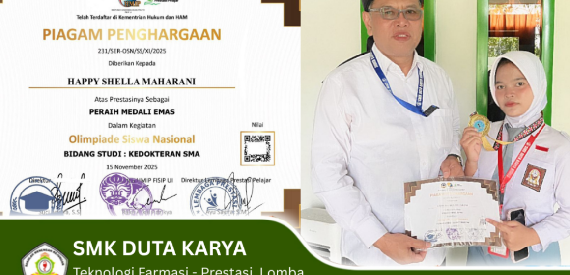 Teknologi Farmasi - Prestasi Lomba Olimpiade Kedokteran SMA